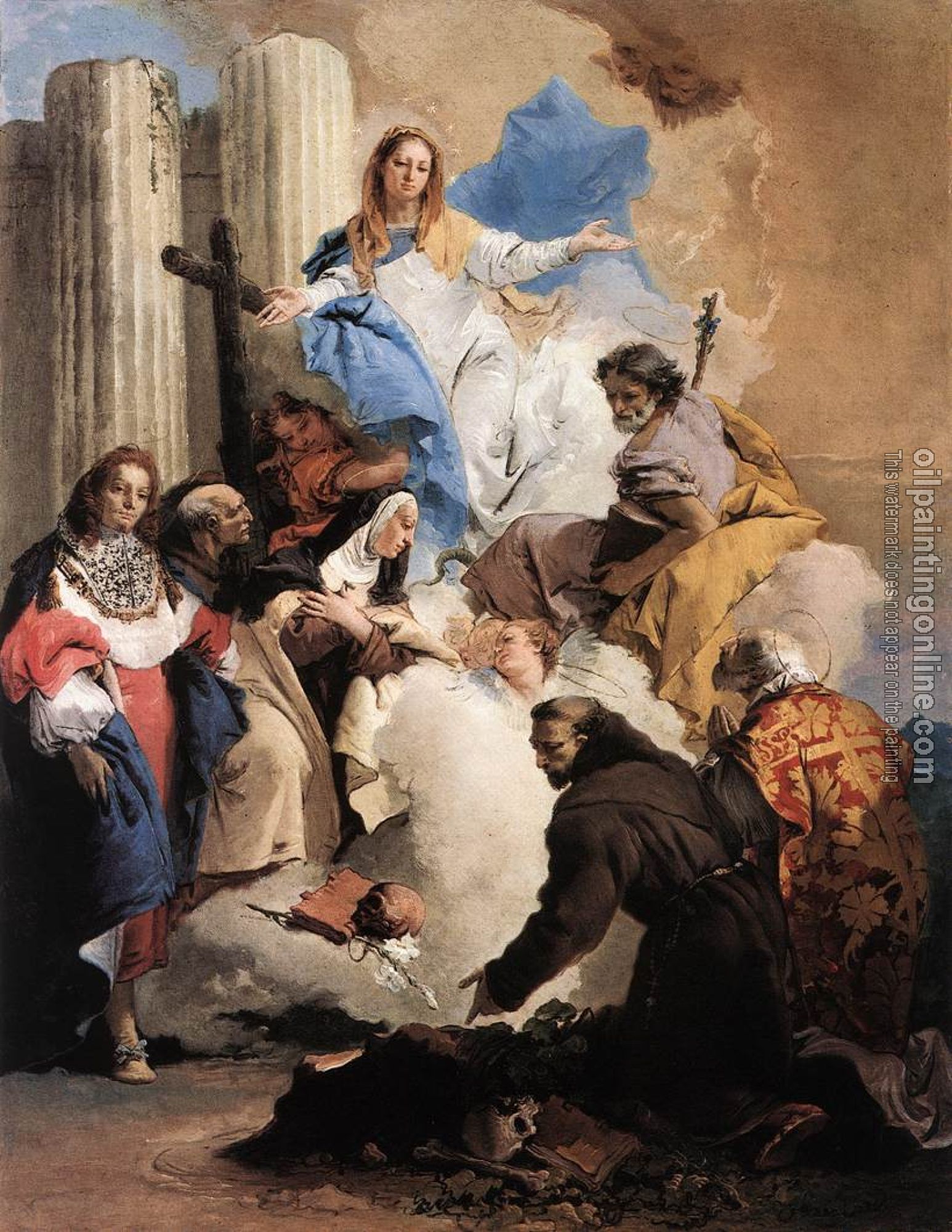 Tiepolo, Giovanni Battista - The Virgin with Six Saints